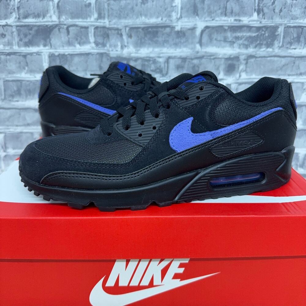 Nike Air Max 90 Black Sapphire DM0029-021 Mens Size 9.5 / Womens 11 New